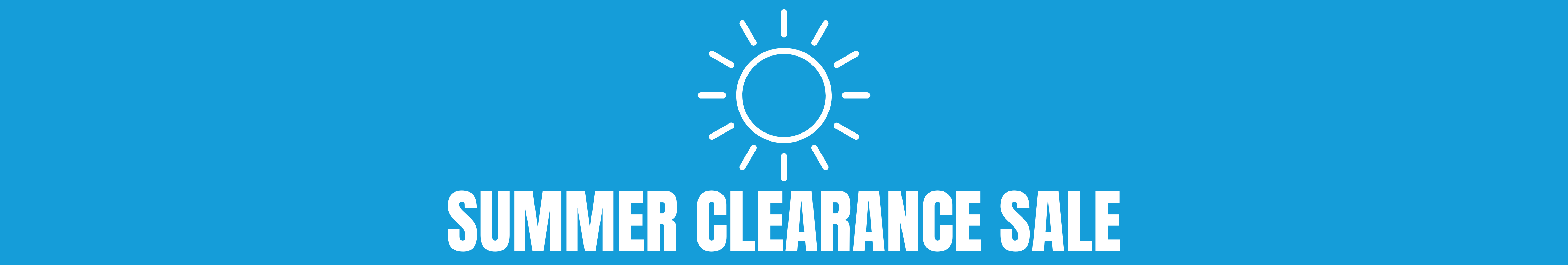 Summer Clearance Sale