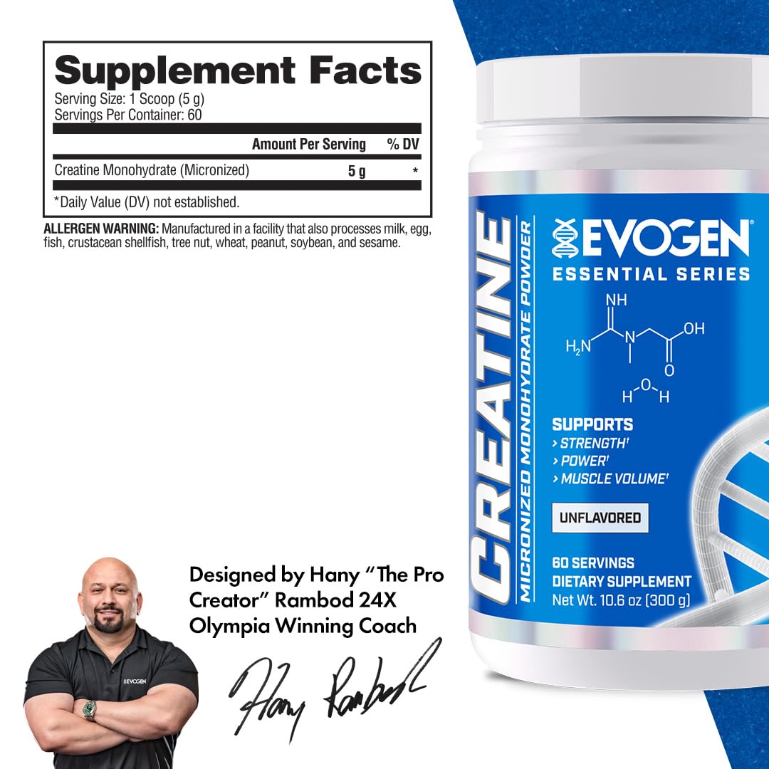 Evogen Micronized Creatine Monohydrate