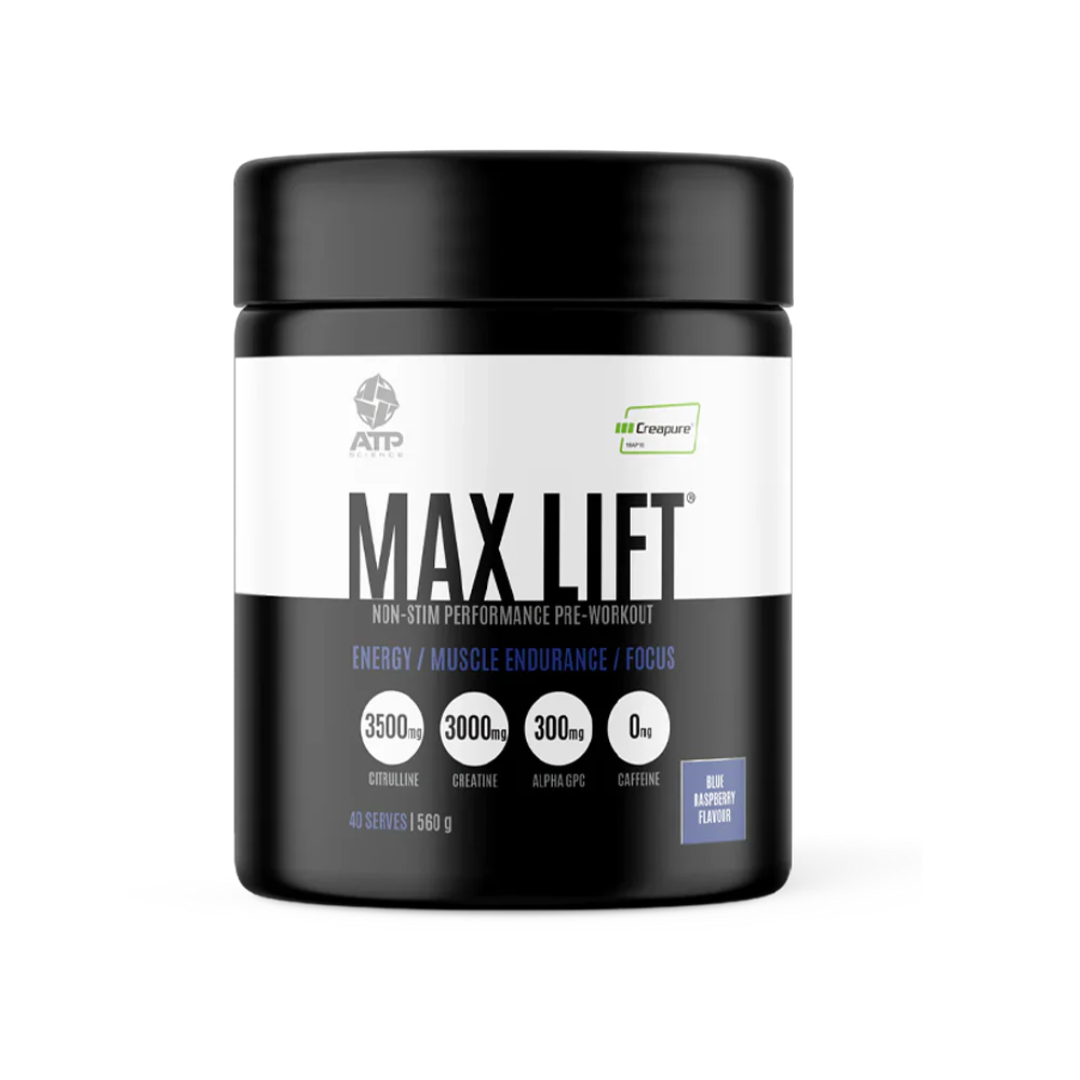 ATP Science Max Lift Non-stim Pre-workout - Nutrition Capital