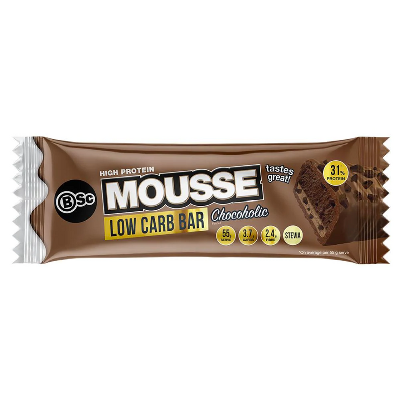 BSC High Protein Low Carb Mousse Bars - Nutrition Capital