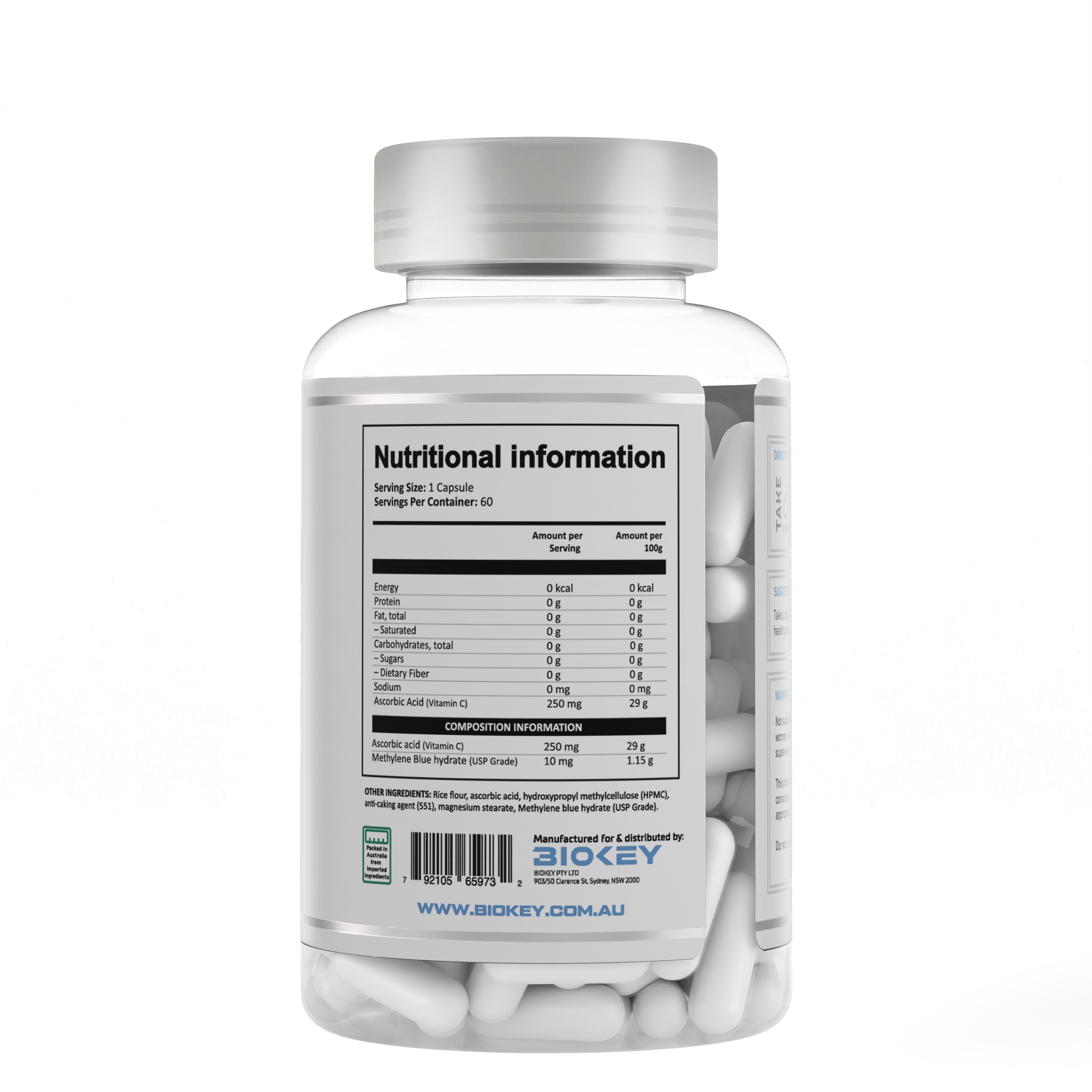 BIOKEY Methylene Blue Capsules - Nutrition Capital