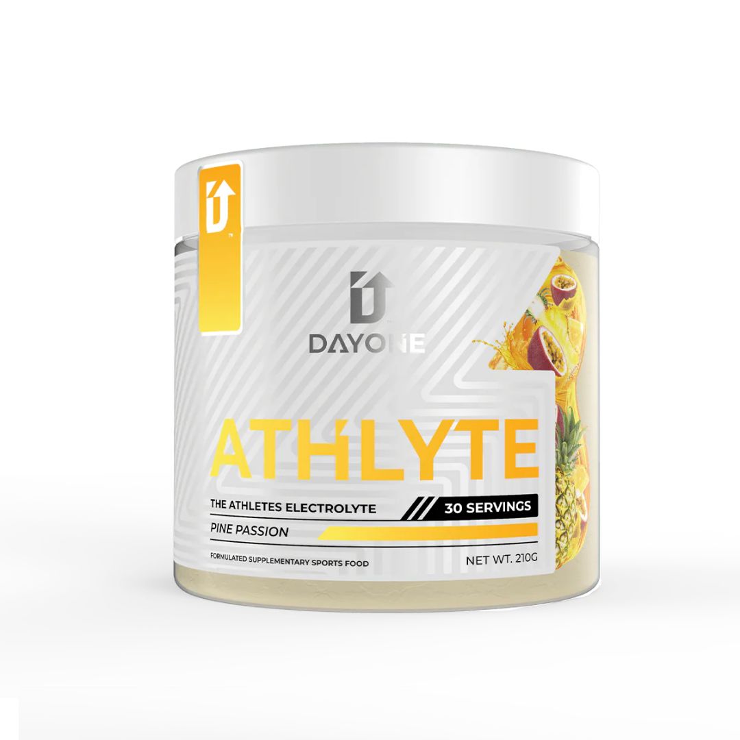 Day One ATHLYTE electrolyte hydration powder tub – advanced athlete electrolyte formula with Taurine and HydroPrime for hydration and performance