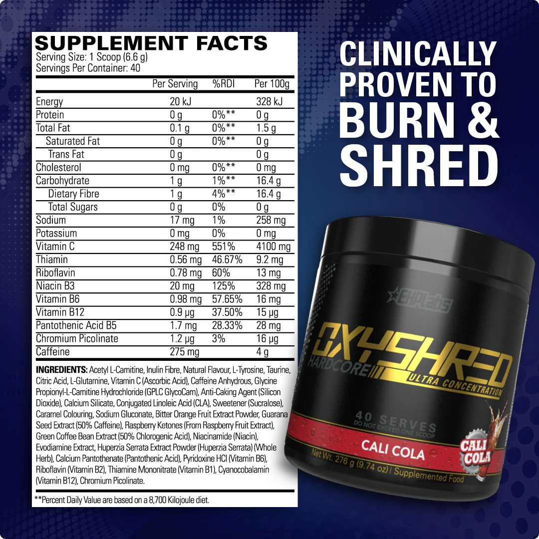 EHP Labs Oxyshred Hardcore - Nutrition Capital