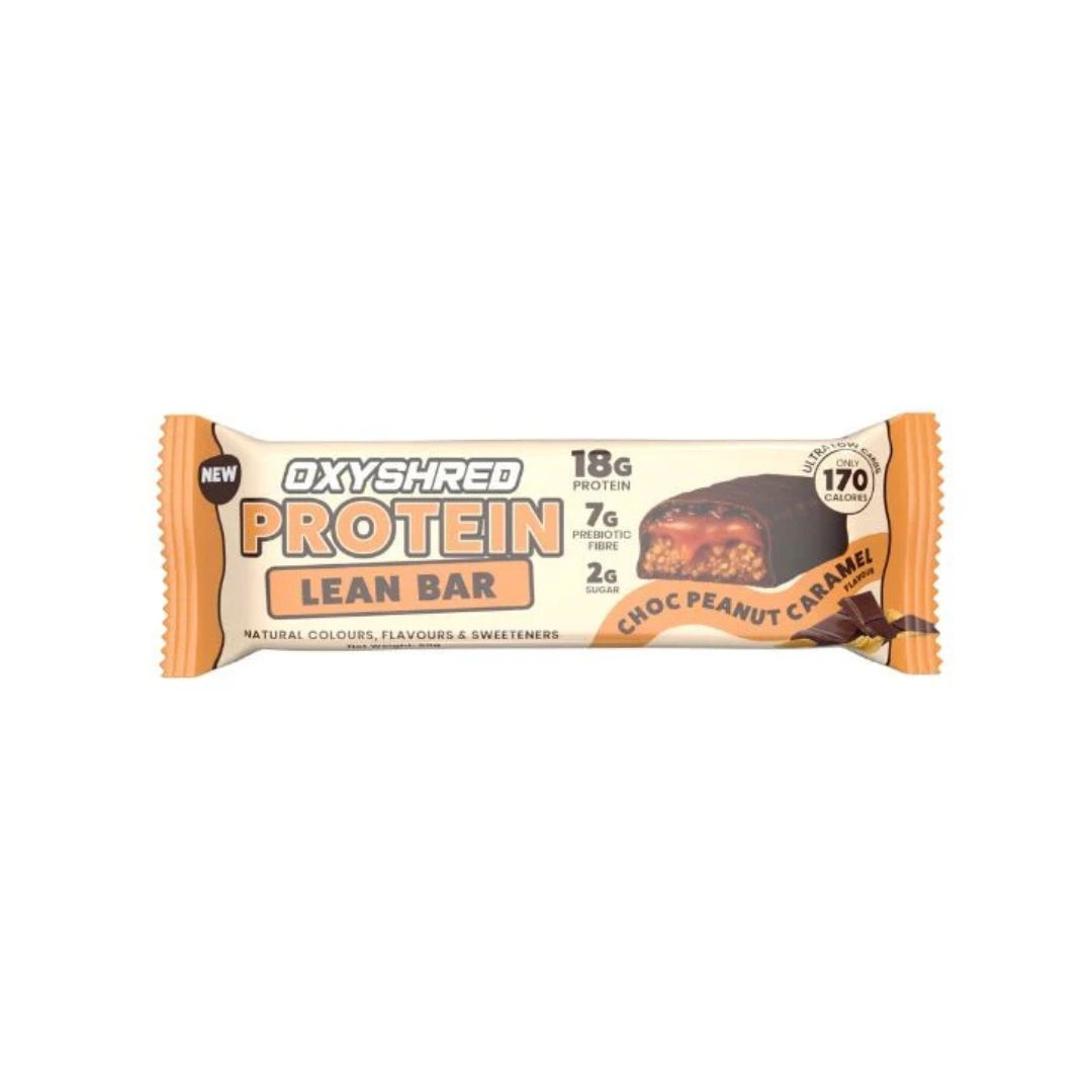 OxyShred Lean Protein Bar high protein low sugar snack packaging
