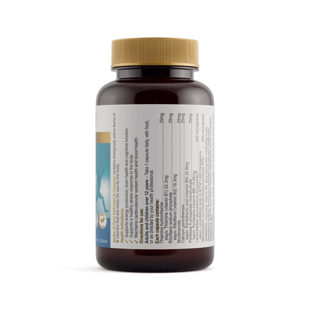 Herbs Of Gold Activated B-Complex - Nutrition Capital