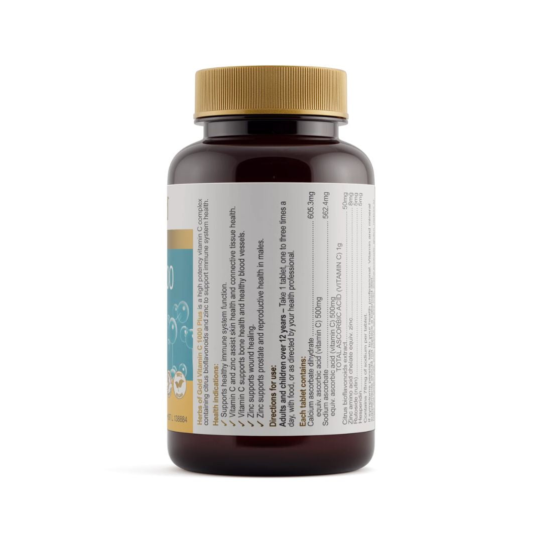 Herbs Of Gold Vitamin C 1000 Plus - Nutrition Capital