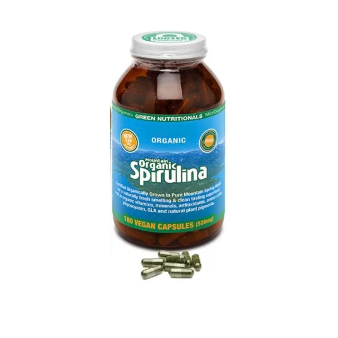 Green Nutritionals Mountain Organic Spirulina Tablets