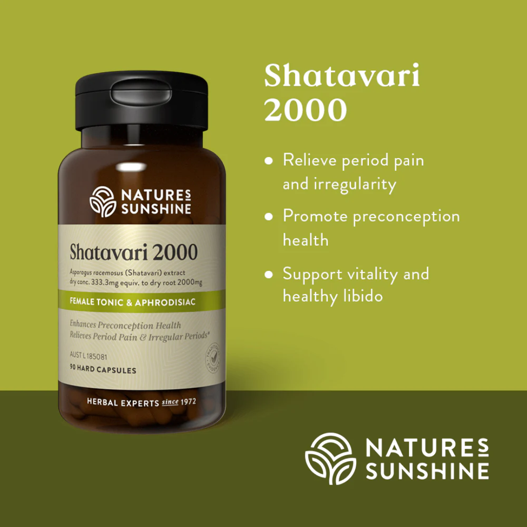 Natures Sunshine Shatavari 2000