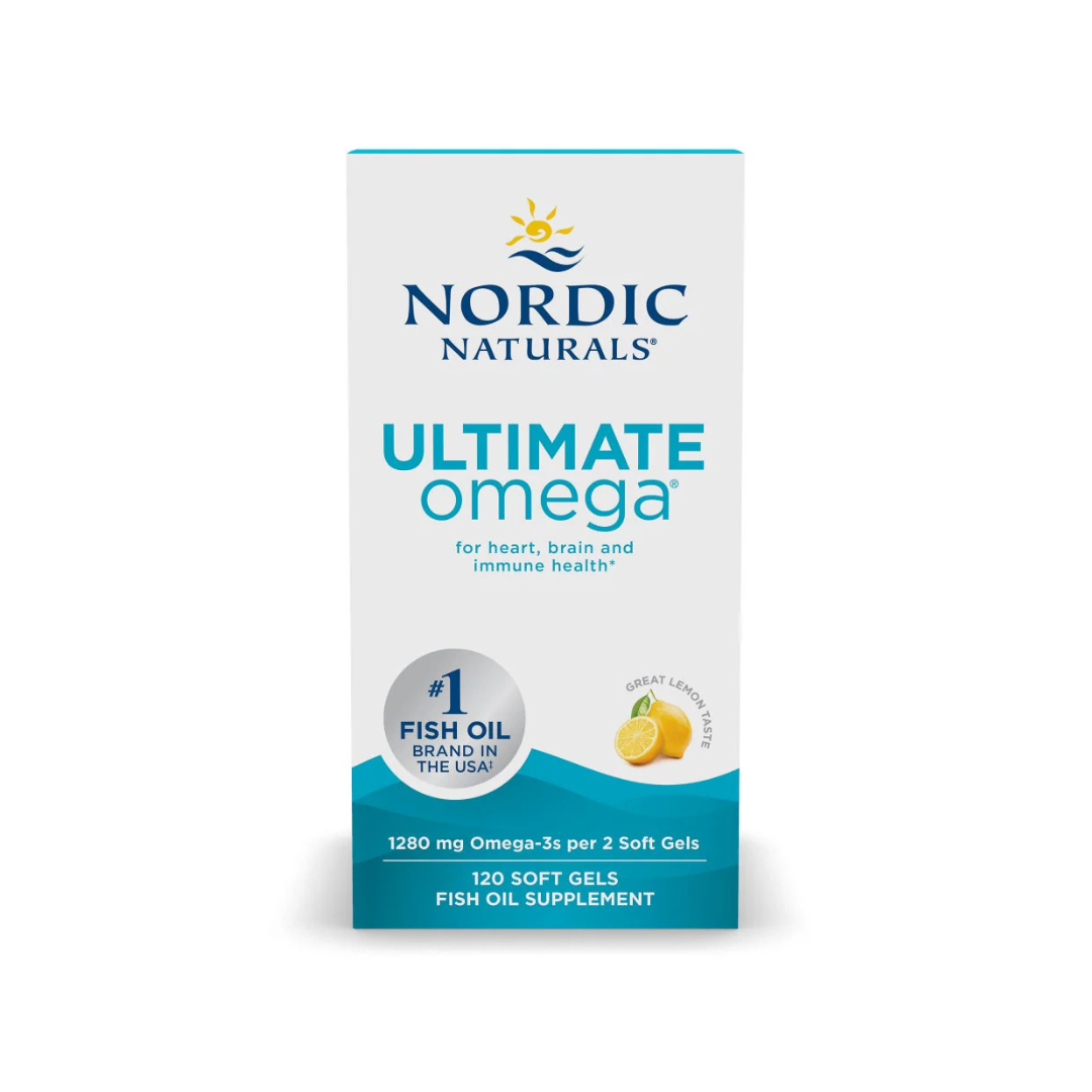 Nordic Naturals Ultimate Omega – High-Potency Fish Oil with EPA & DHA for Heart & Brain Health