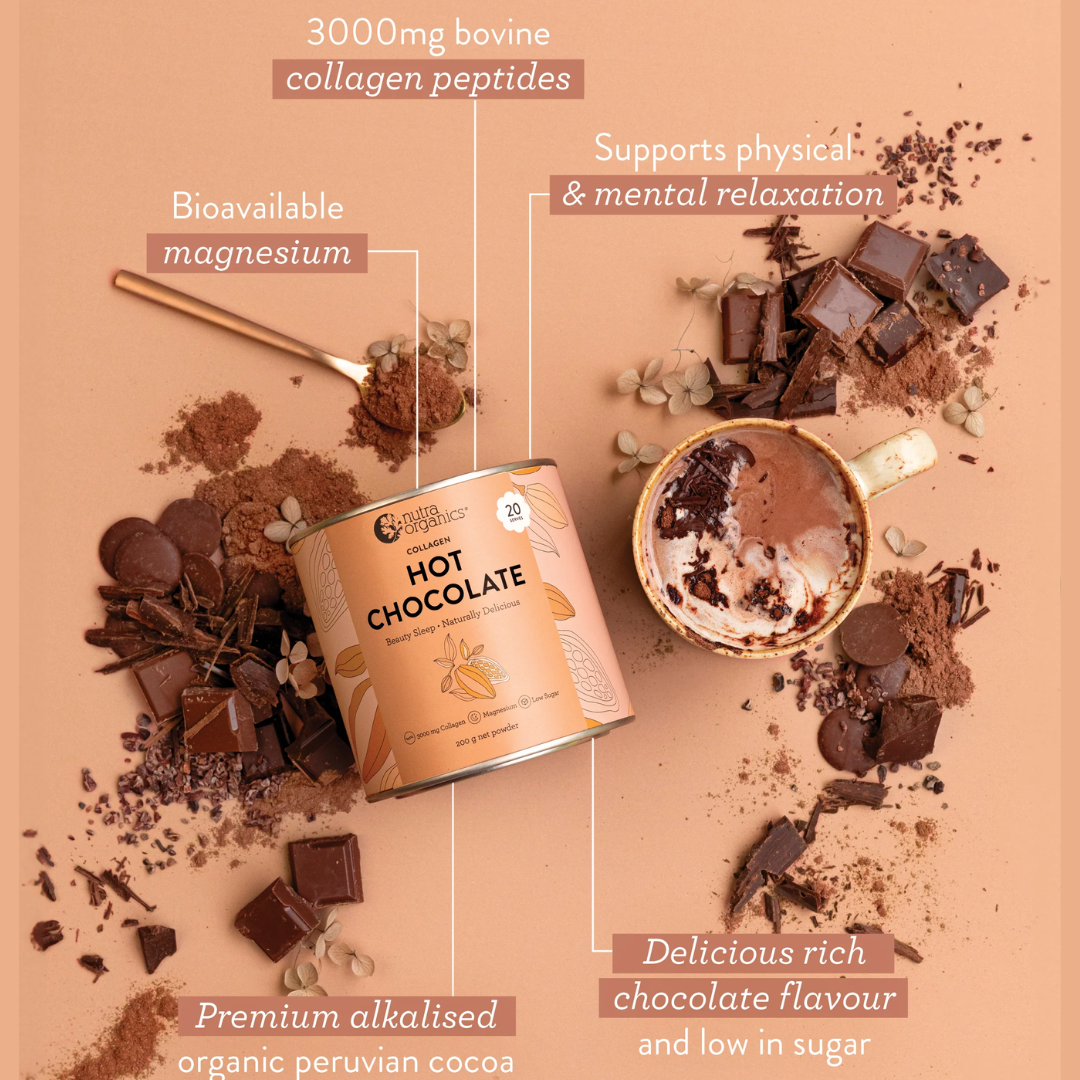Nutra Organics Collagen Hot Chocolate - Nutrition Capital