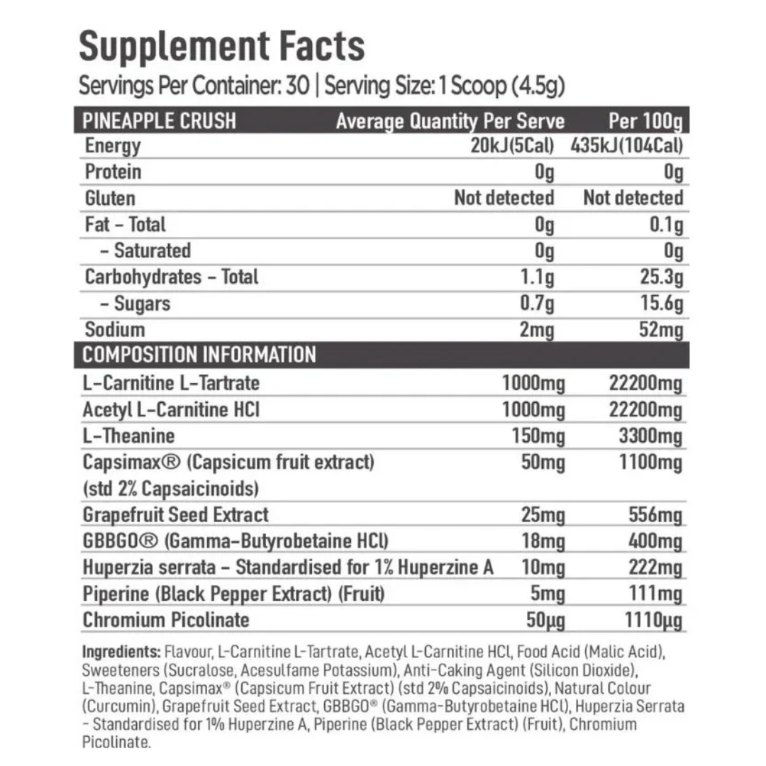 Onest Hyperburn Caffeine Free - Nutrition Capital