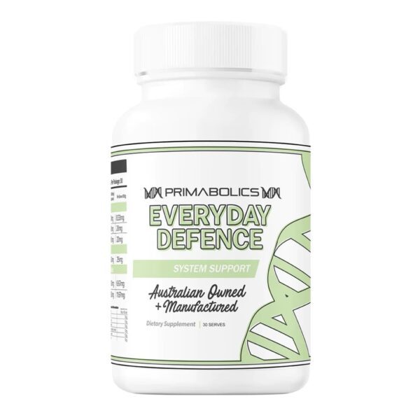 Primabolics Everyday Defence liver and immune support with NAC, TUDCA, Milk Thistle, Hawthorne and Grapeseed extract supplement