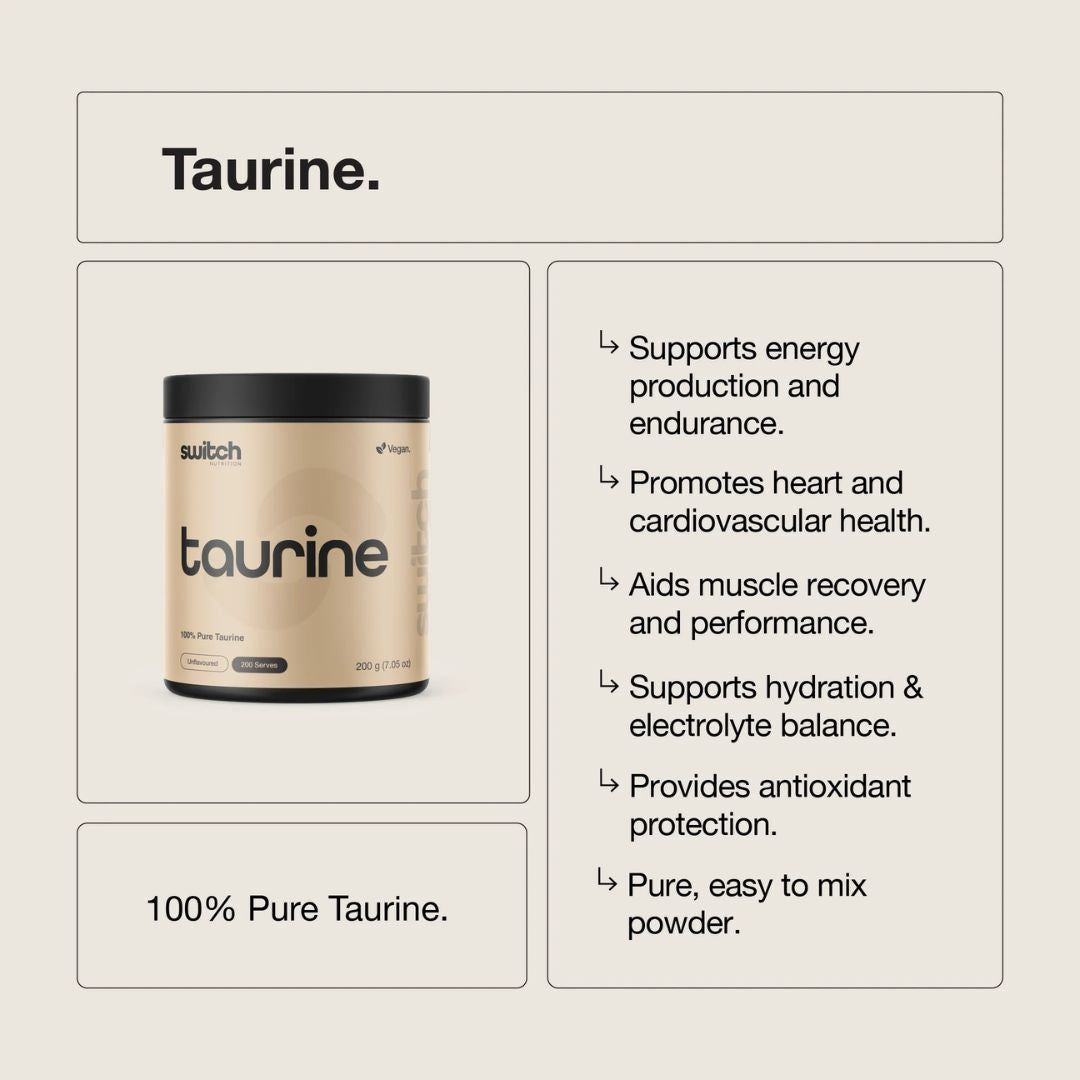 Switch Nutrition Taurine - Nutrition Capital
