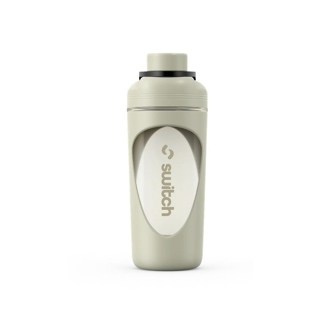 Premium Daily Shaker Bottle with leak-proof lid and BPA-free design for mixing protein shakes, greens and powdered supplements from Nutrition Capital.