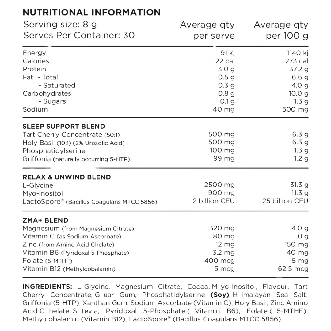 Switch Nutrition Sleep+ - Nutrition Capital