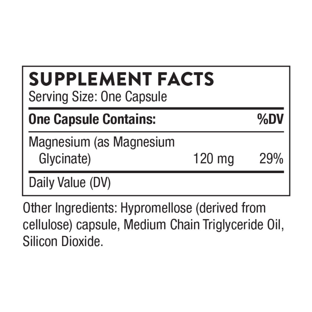 Thorne Magnesium Glycinate - Nutrition Capital