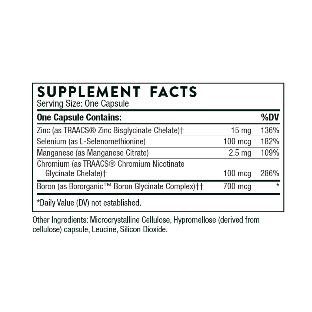 Thorne Trace Minerals - Nutrition Capital