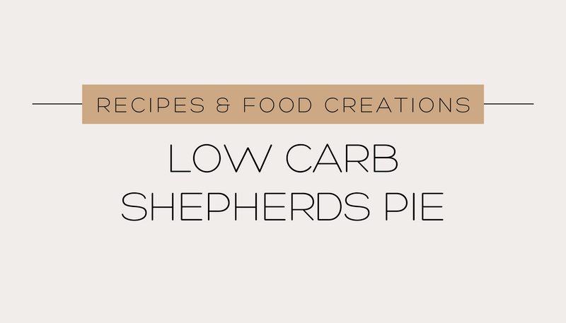 Low Carb Shepherds Pie