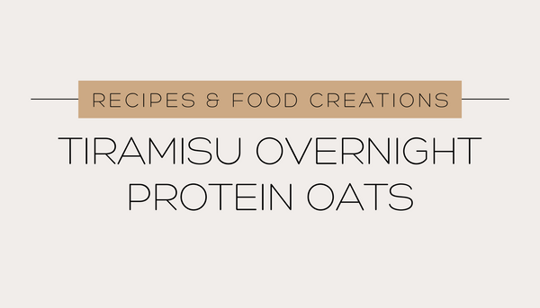 Tiramisu Overnight Protein Oats