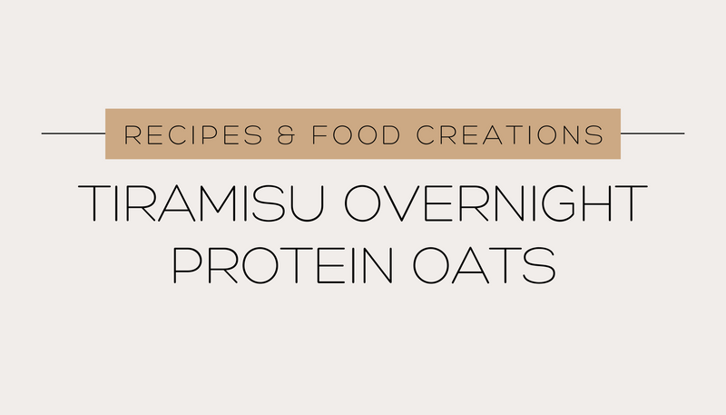 Tiramisu Overnight Protein Oats