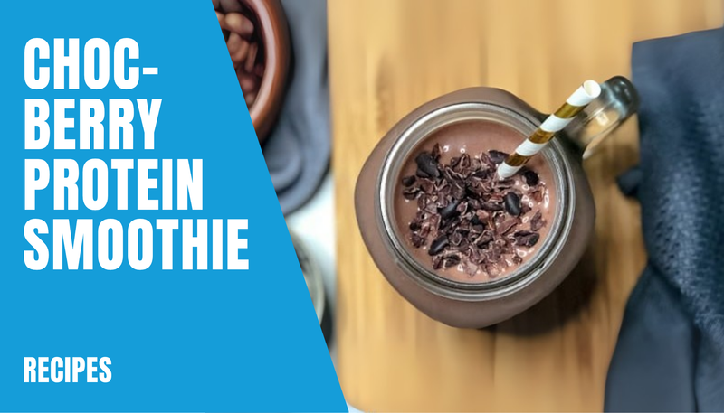 Choc-berry GutRight Protein Smoothie
