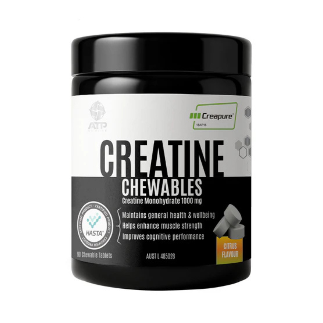 ATP Science Creatine Chewables with Creapure® – premium chewable creatine for muscle strength and performance