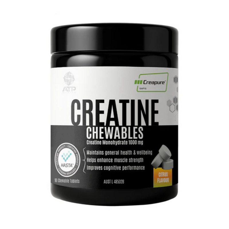 ATP Science Creatine Chewables with Creapure® – premium chewable creatine for muscle strength and performance