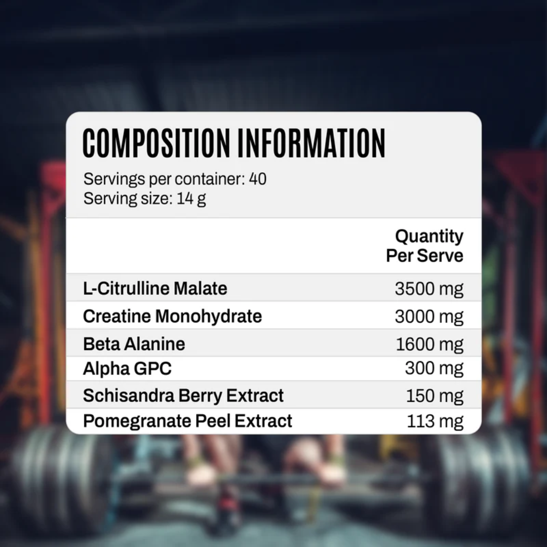 ATP Science Max Lift Non-stim Pre-workout - Nutrition Capital