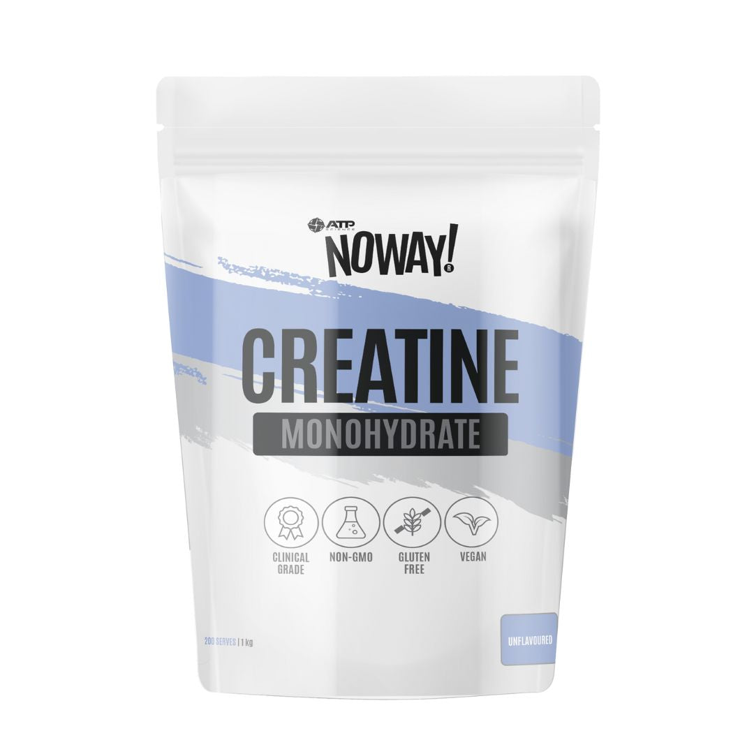 High-purity ATP Science NOWAY! Creatine Monohydrate pouch for energy and performance support – product image for Nutrition Capital.
