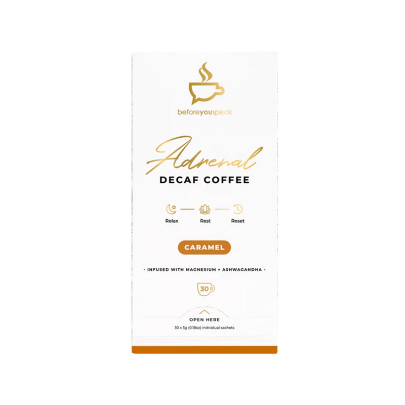 Before You Speak Adrenal Decaf Coffee - Nutrition Capital