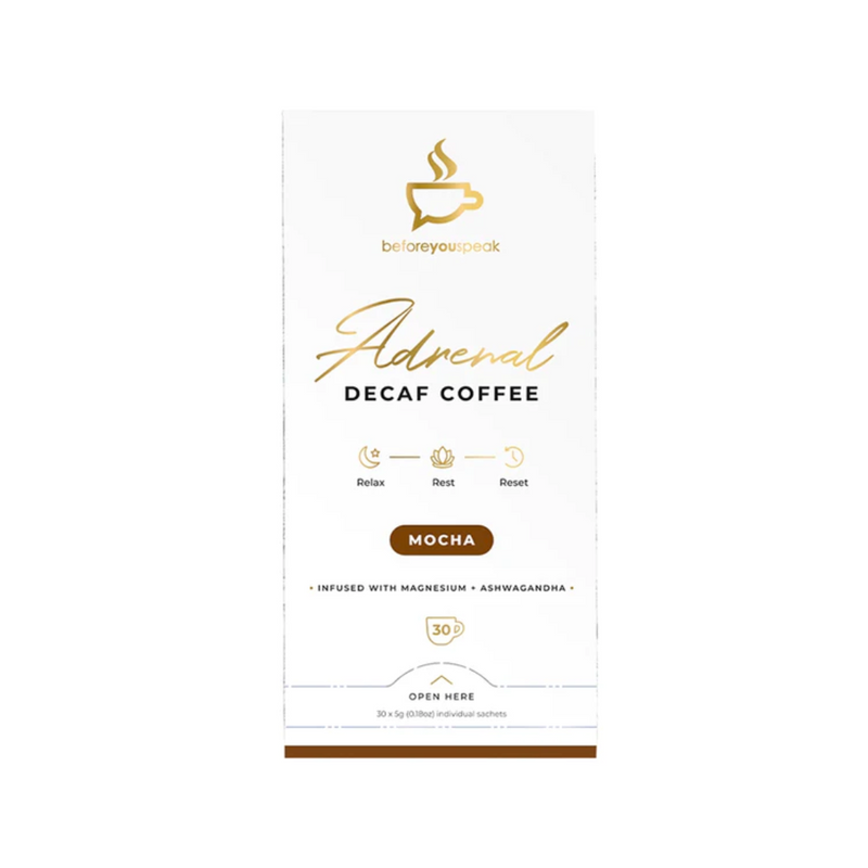 Before You Speak Adrenal Decaf Coffee - Nutrition Capital