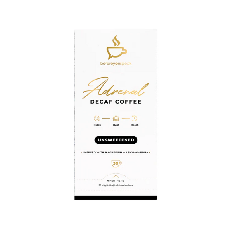 Before You Speak Adrenal Decaf Coffee - Nutrition Capital