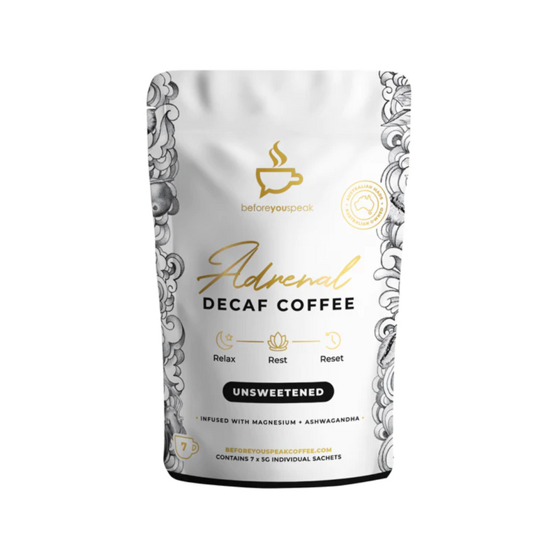 Before You Speak Adrenal Decaf Coffee - Nutrition Capital