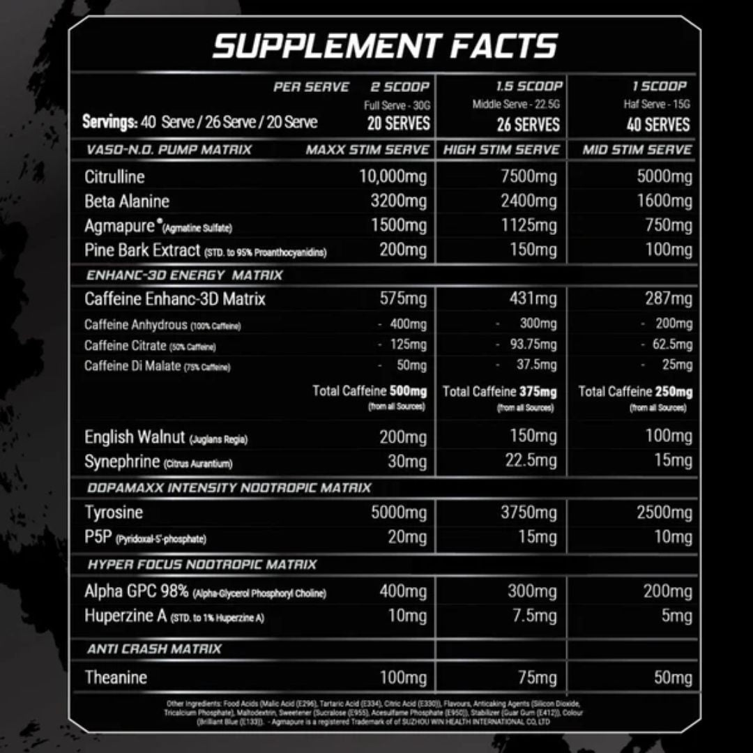 Altered State V3 Pre-Workout - Nutrition Capital