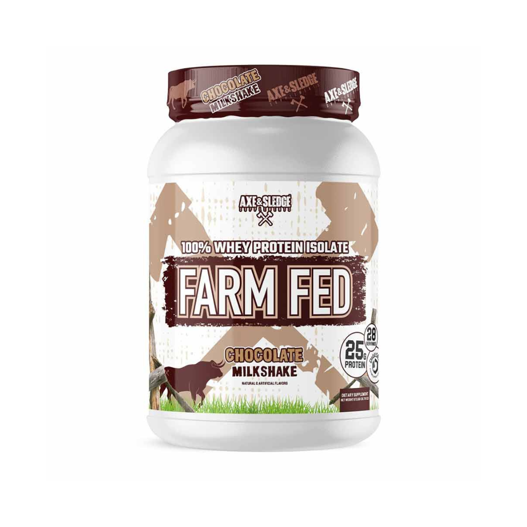 Axe & Sledge Farm Fed – Grass-fed whey isolate protein for lean muscle and recovery
