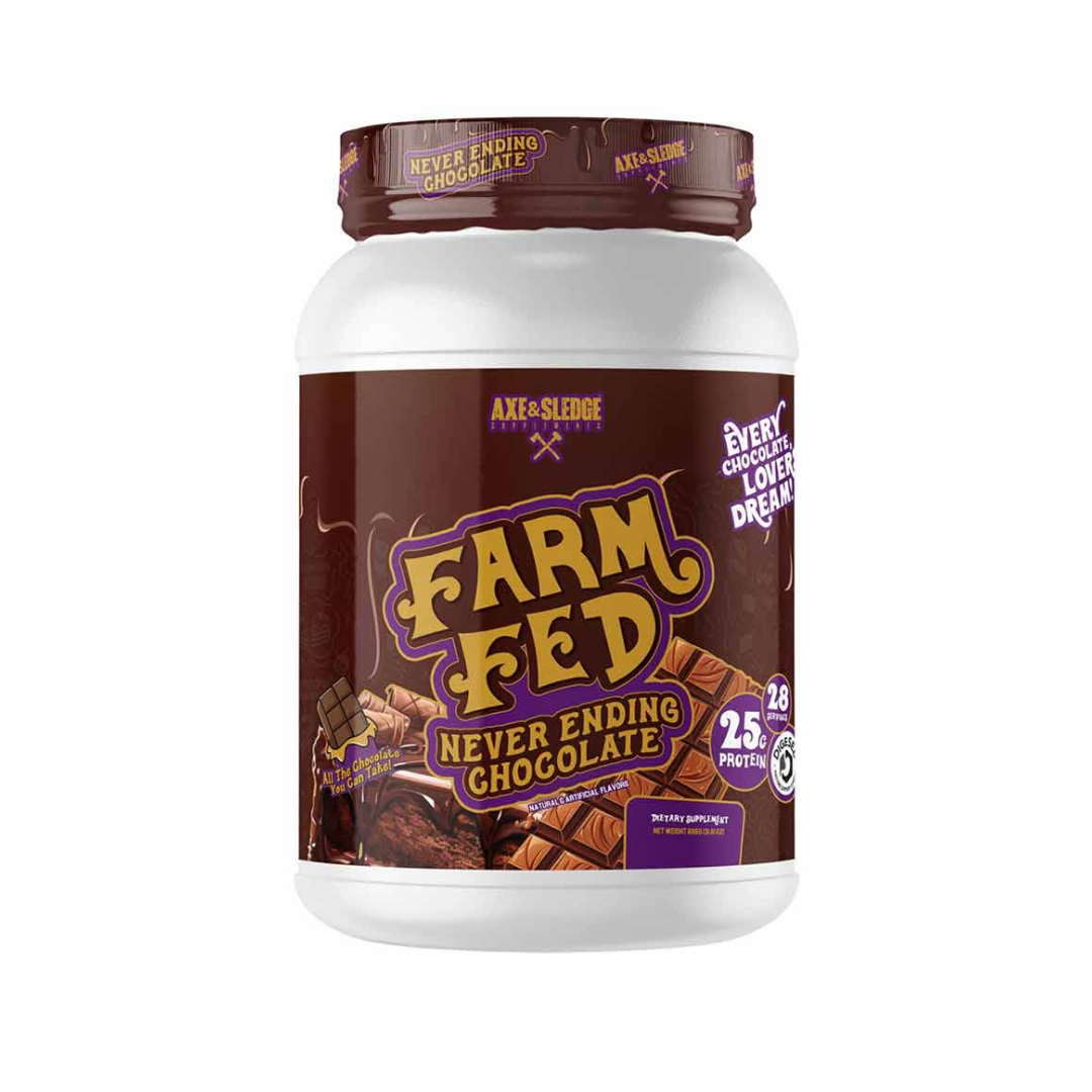 Axe & Sledge Farm Fed – Grass-fed whey isolate protein for lean muscle and recovery
