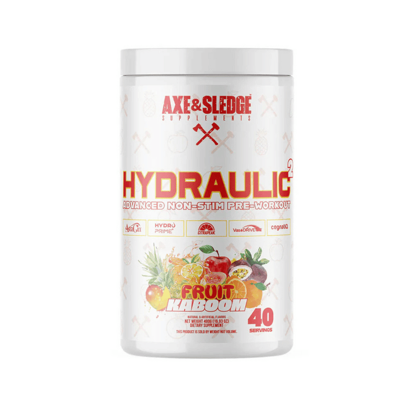 Axe & Sledge Hydraulic – Advanced non-stim pre-workout with Cognatiq and HydroPrime
