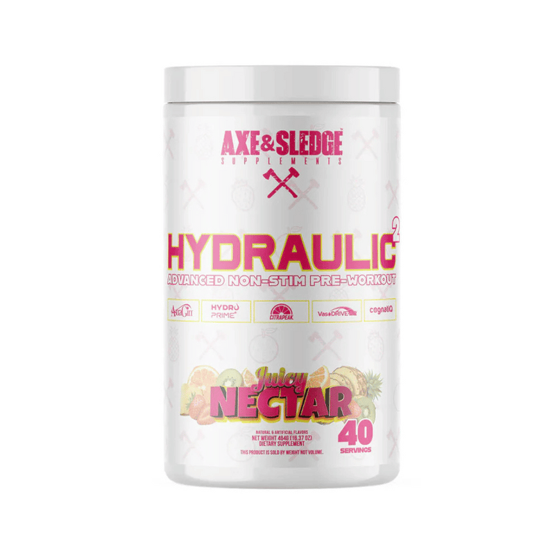 Axe & Sledge Hydraulic – Advanced non-stim pre-workout with Cognatiq and HydroPrime
