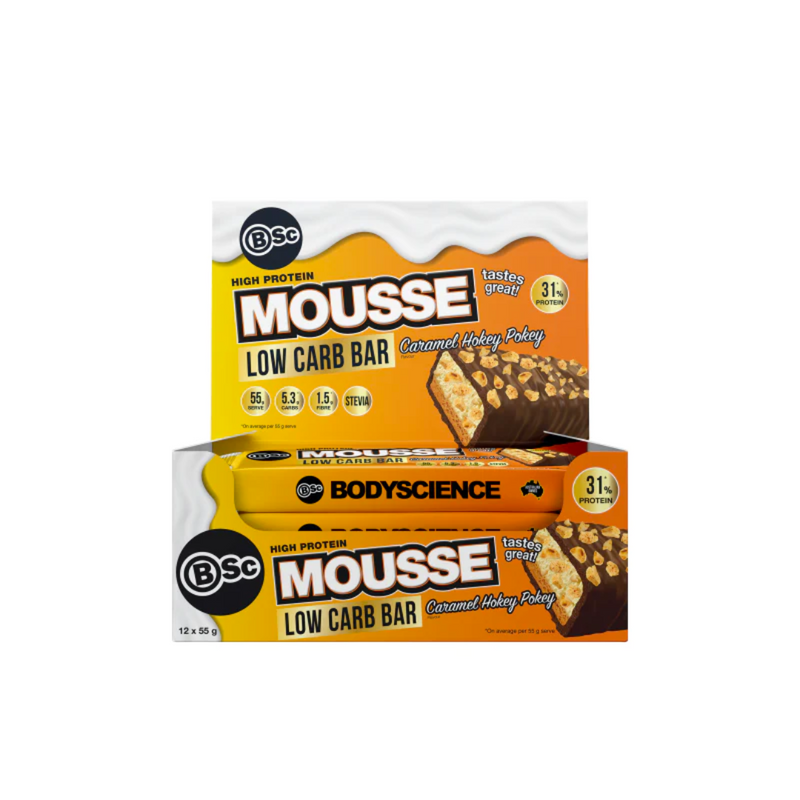 BSC High Protein Low Carb Mousse Bars - Nutrition Capital