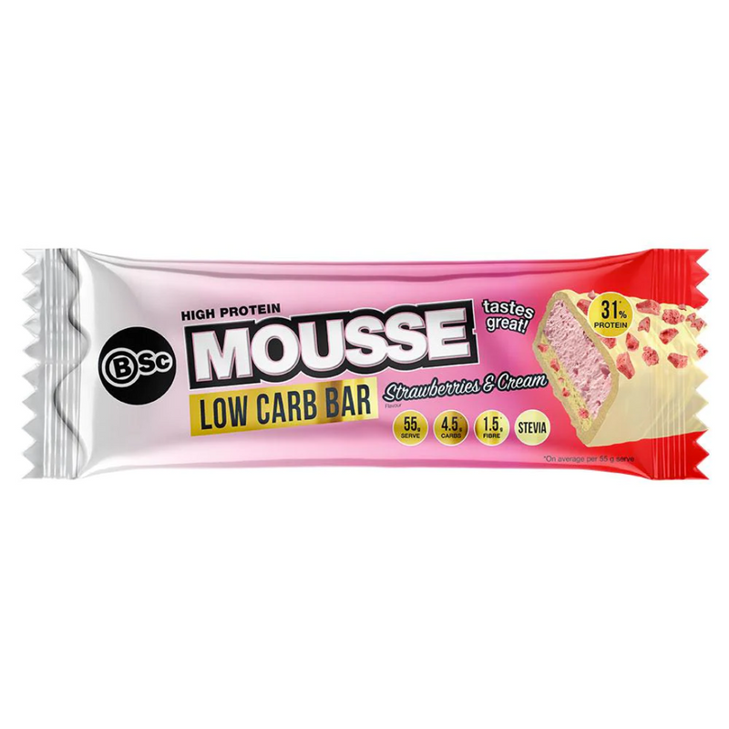 BSC High Protein Low Carb Mousse Bars - Nutrition Capital