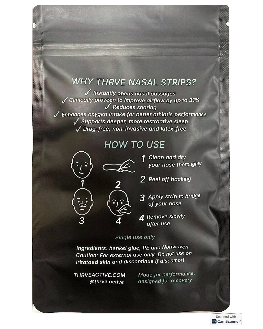 Thrve Nasal Strips - Nutrition Capital