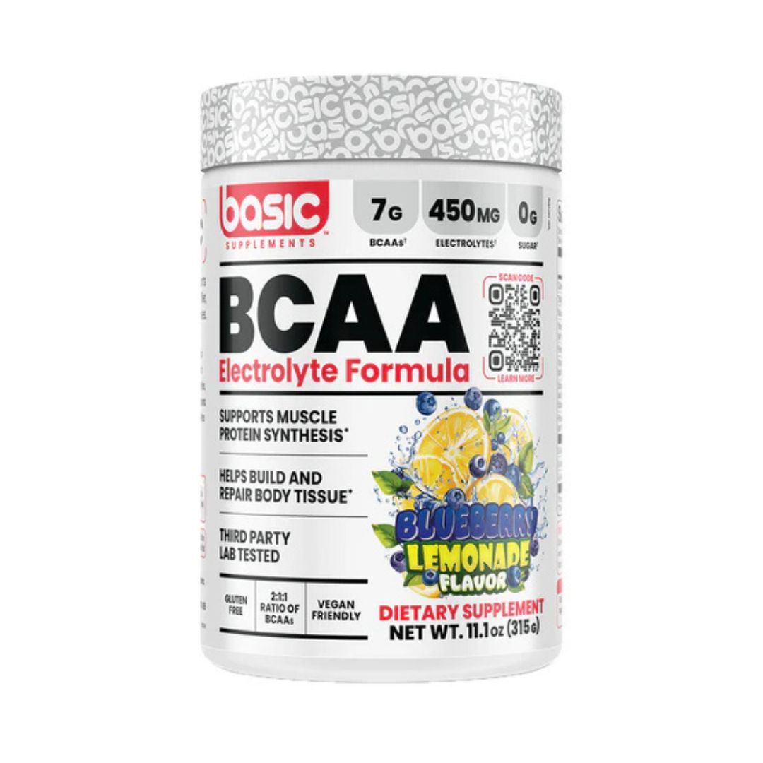 Basic BCAA 2:1:1 by Basic Supplements – muscle recovery amino acid powder available from Nutrition Capital, shipped from Victoria