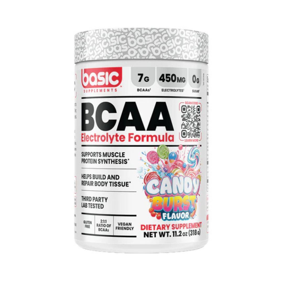 Basic BCAA 2:1:1 by Basic Supplements – muscle recovery amino acid powder available from Nutrition Capital, shipped from Victoria
