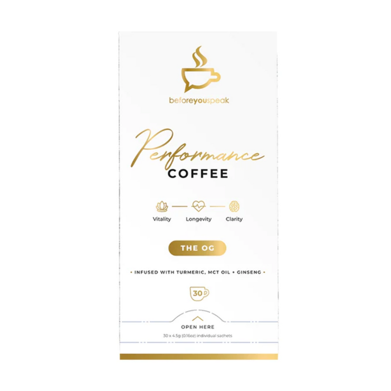 Before You Speak Performance Coffee - Nutrition Capital