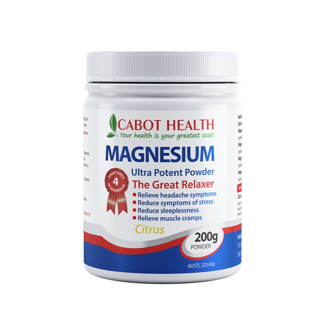 Cabot Health Magnesium Ultra Potent Powder
