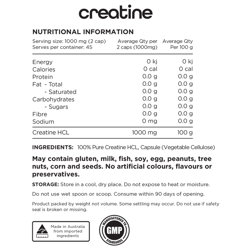 Switch Nutrition Creatine HCL - Nutrition Capital