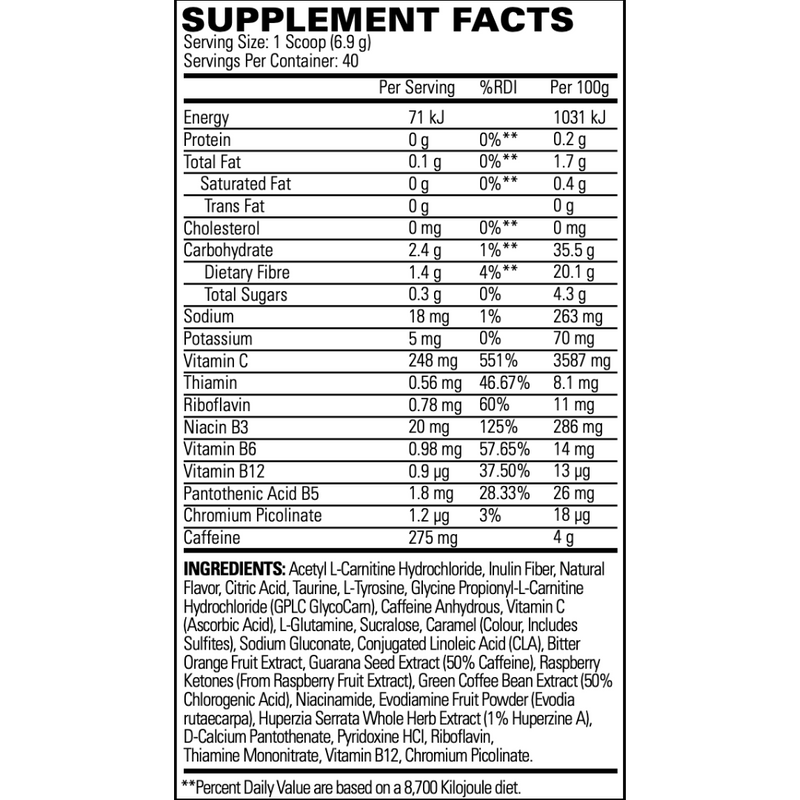 EHP Labs Oxyshred Hardcore - Nutrition Capital