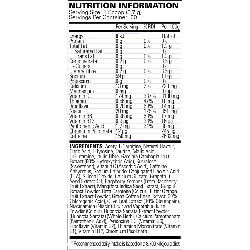 EHP Labs Oxyshred - Nutrition Capital