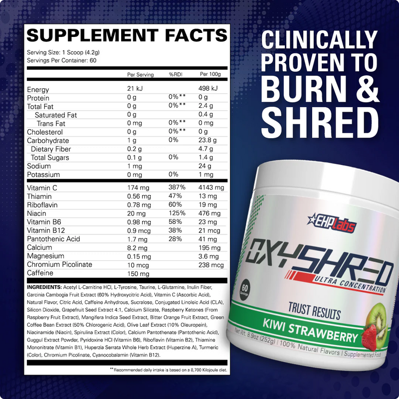 EHP Labs Oxyshred - Nutrition Capital