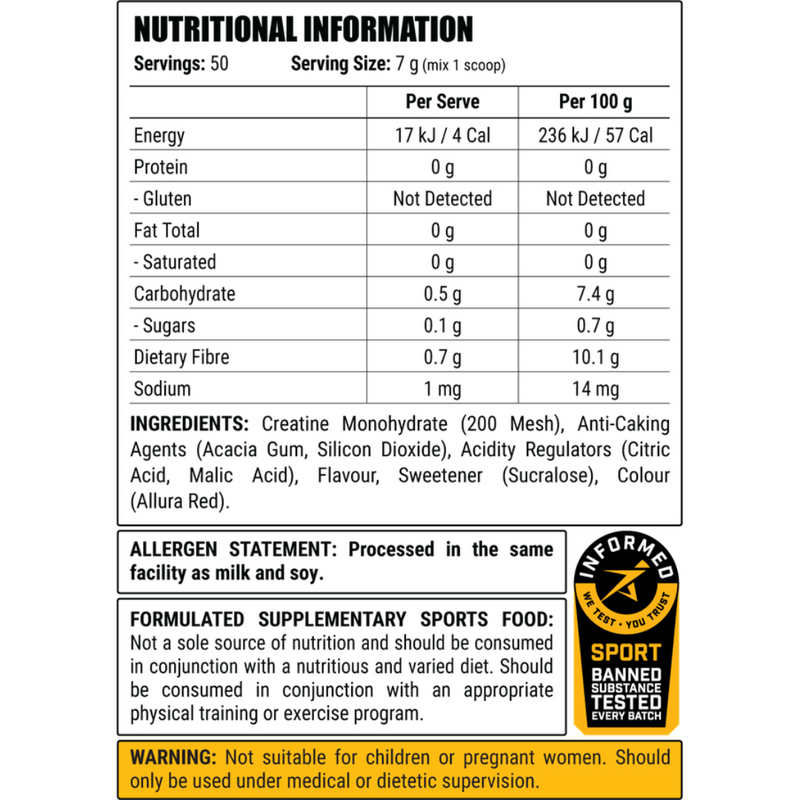 Faction Labs Flavoured Creatine Monohydrate